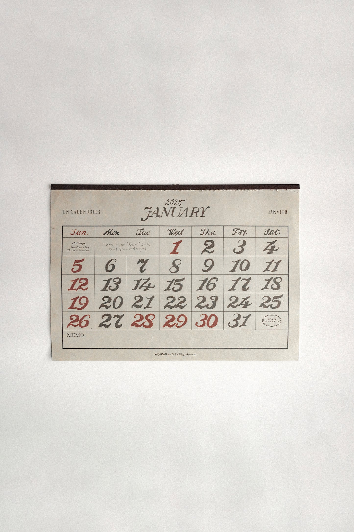 2025 Monthly Calendar