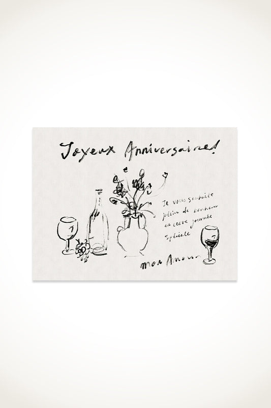 On Our Anniversary Postcard