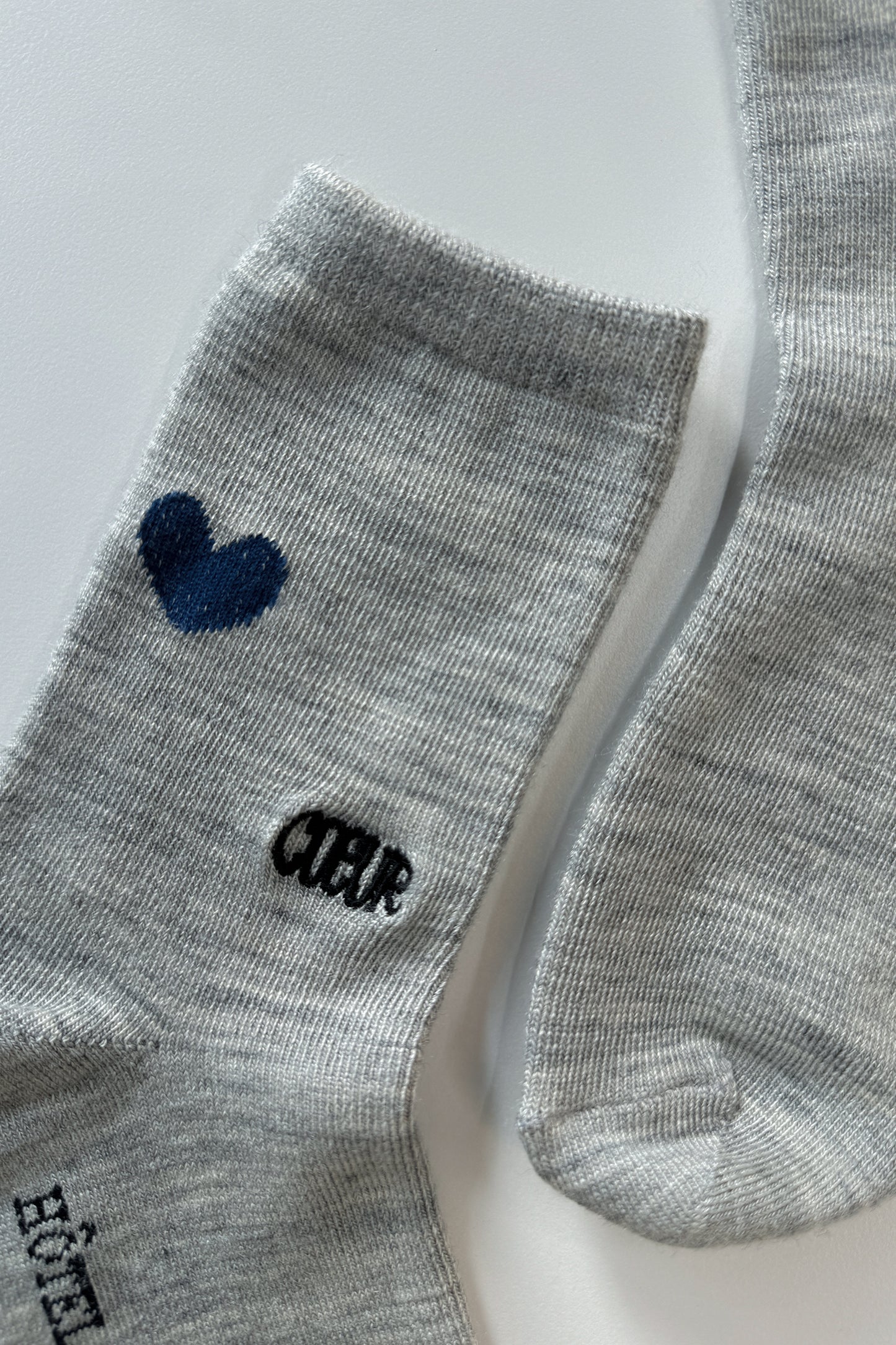 Coeur Wool Socks (Grey)