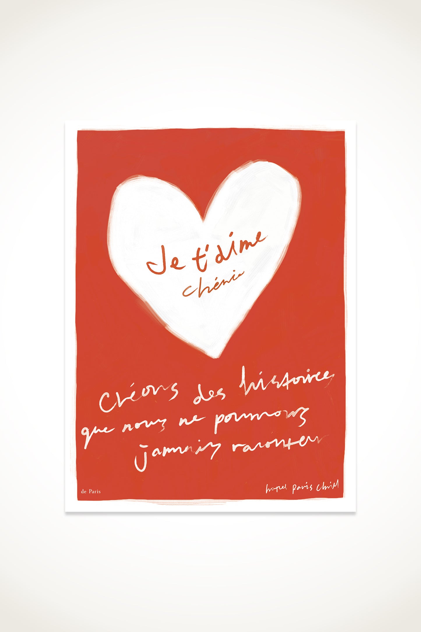 Red Chèrie Postcard