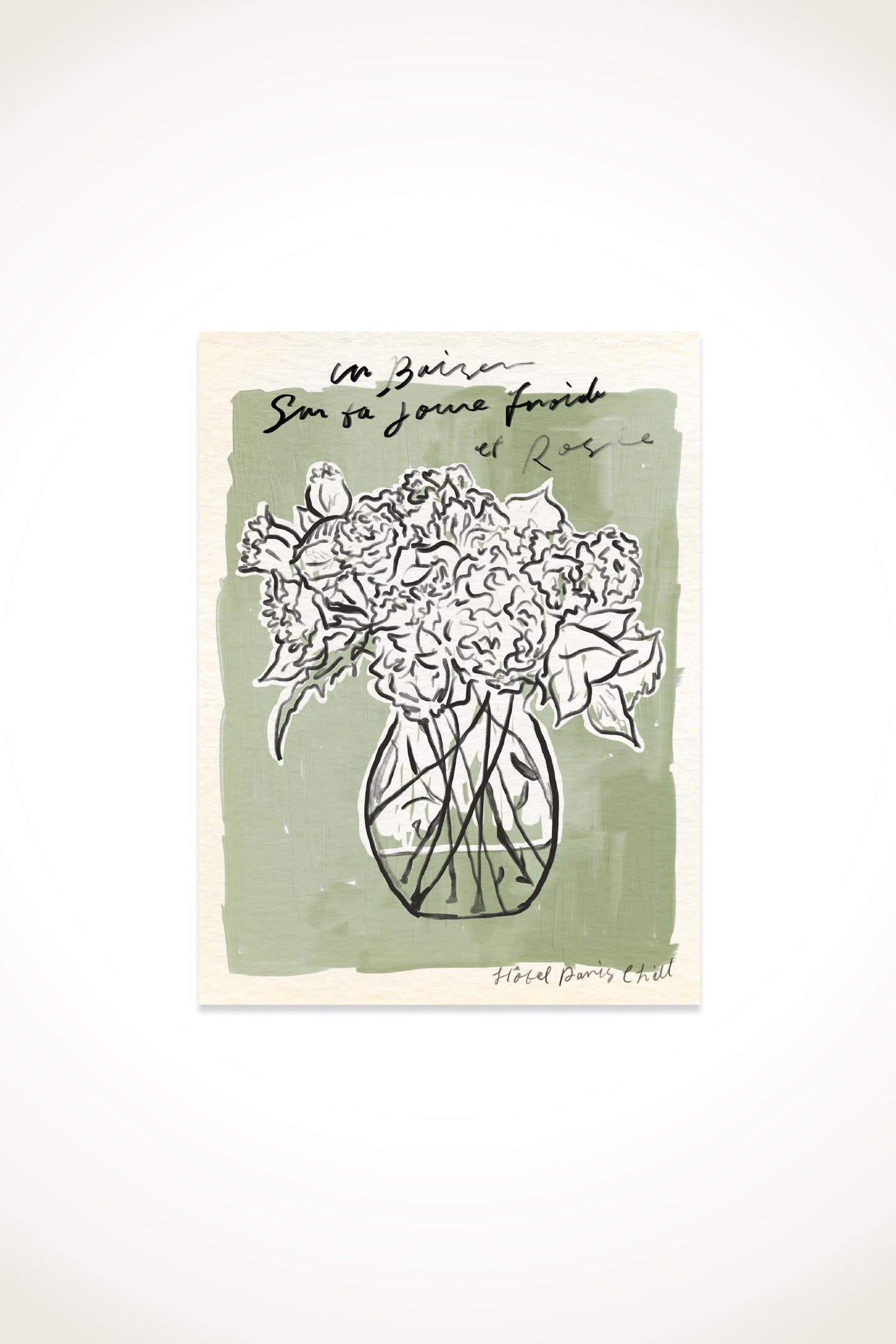 Roses and Kisses Postcard