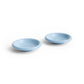HAY Barro terracotta bowl set of two in high gloss light blue glaze by designer Rui Pereira.
