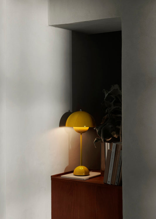 Flowerpot VP3 Verner Panton 1968 (Mustard)