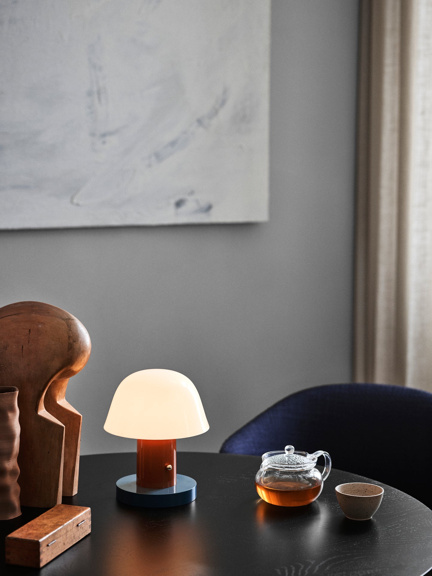 Setago Table Lamp (Rust & Thunder)