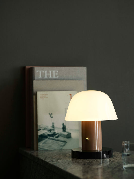 Setago Table Lamp (Nude & Forest)