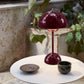 Verner Panton Flowerpot VP9 Portable Table Lamp (Dark Plum)