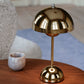 Verner Panton Flowerpot VP9 Portable Table Lamp (Brass-Plated)