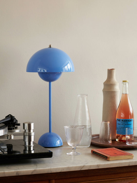 Flowerpot VP3 Verner Panton 1968 (Swim Blue)
