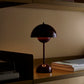 Verner Panton Flowerpot VP9 Portable Table Lamp (Dark Plum)