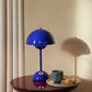 Verner Panton Flowerpot VP9 Portable Table Lamp (Cobalt Blue)