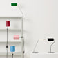 The collection of Hay Apex lamps, in different colours and variants. 