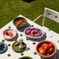 A table setting of Hay Barro collection. 
