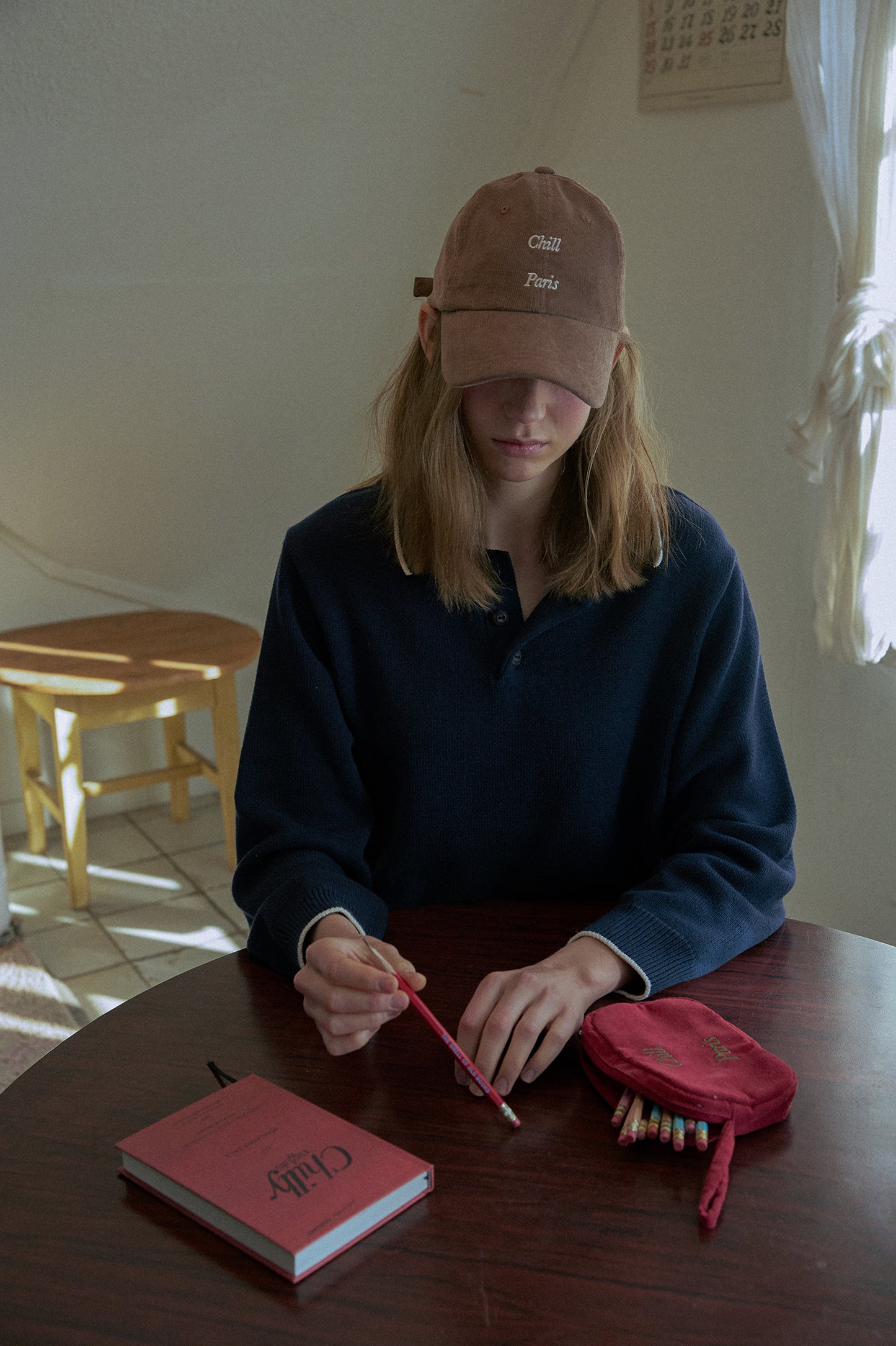 Easy-Peasy Corduroy Baseball Cap (Toffee)