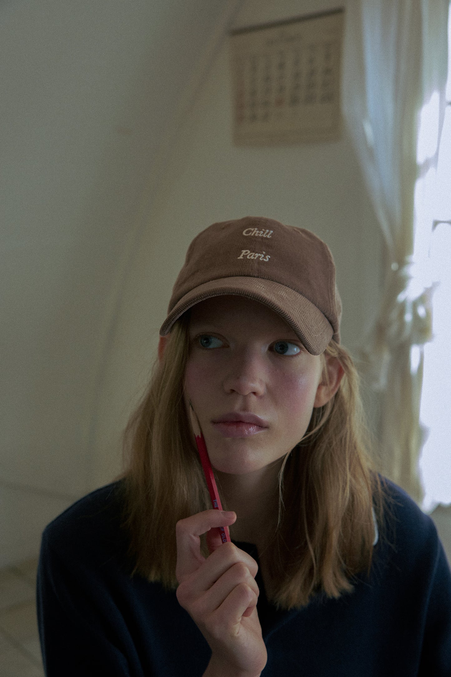 Easy-Peasy Corduroy Baseball Cap (Toffee)