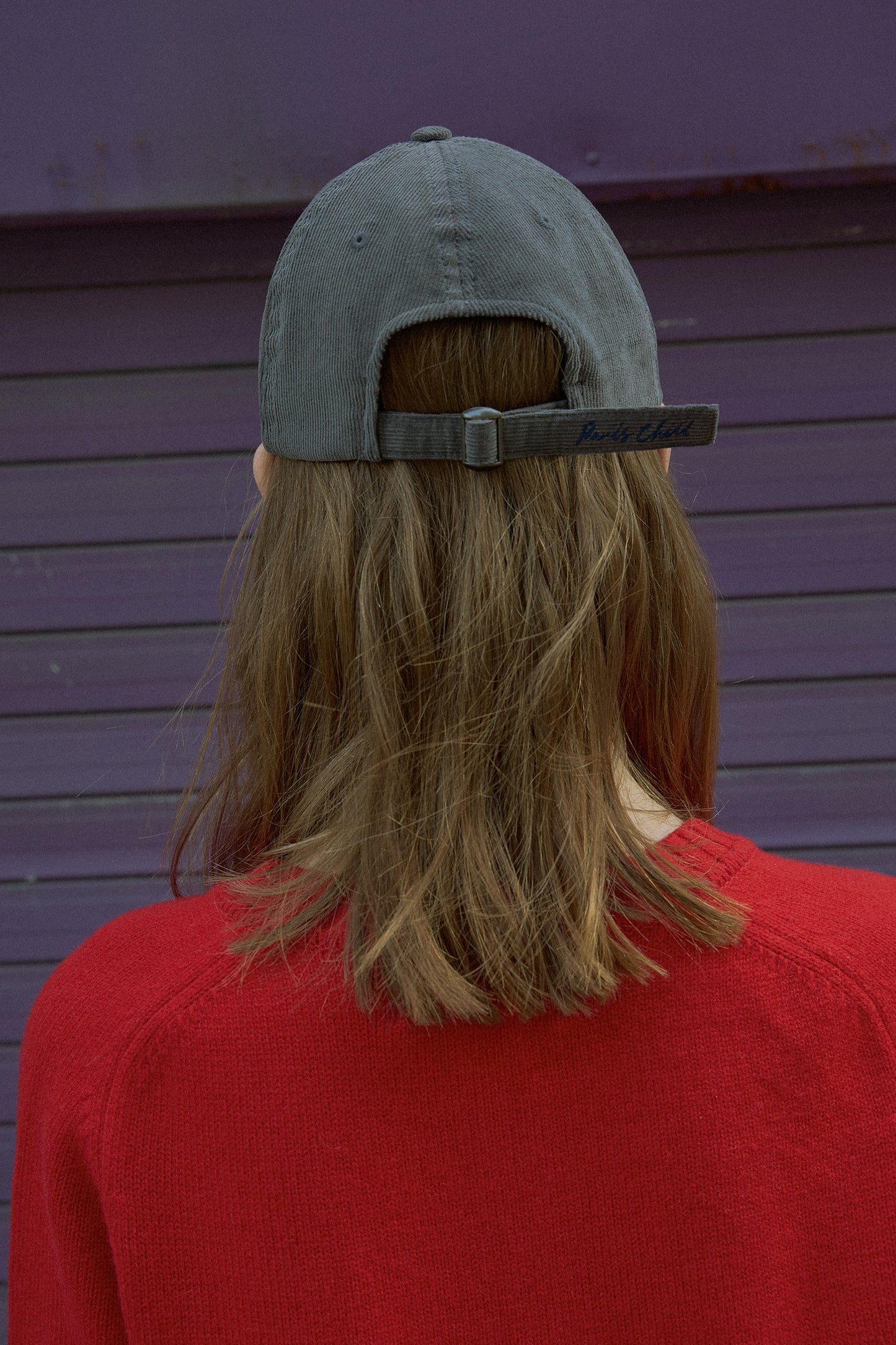 Easy-Peasy Corduroy Baseball Cap (Grey)