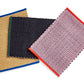 Overview angle of the Hay door mats in 3 colours.