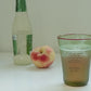Sun Kissed Glass Cup (Olive)