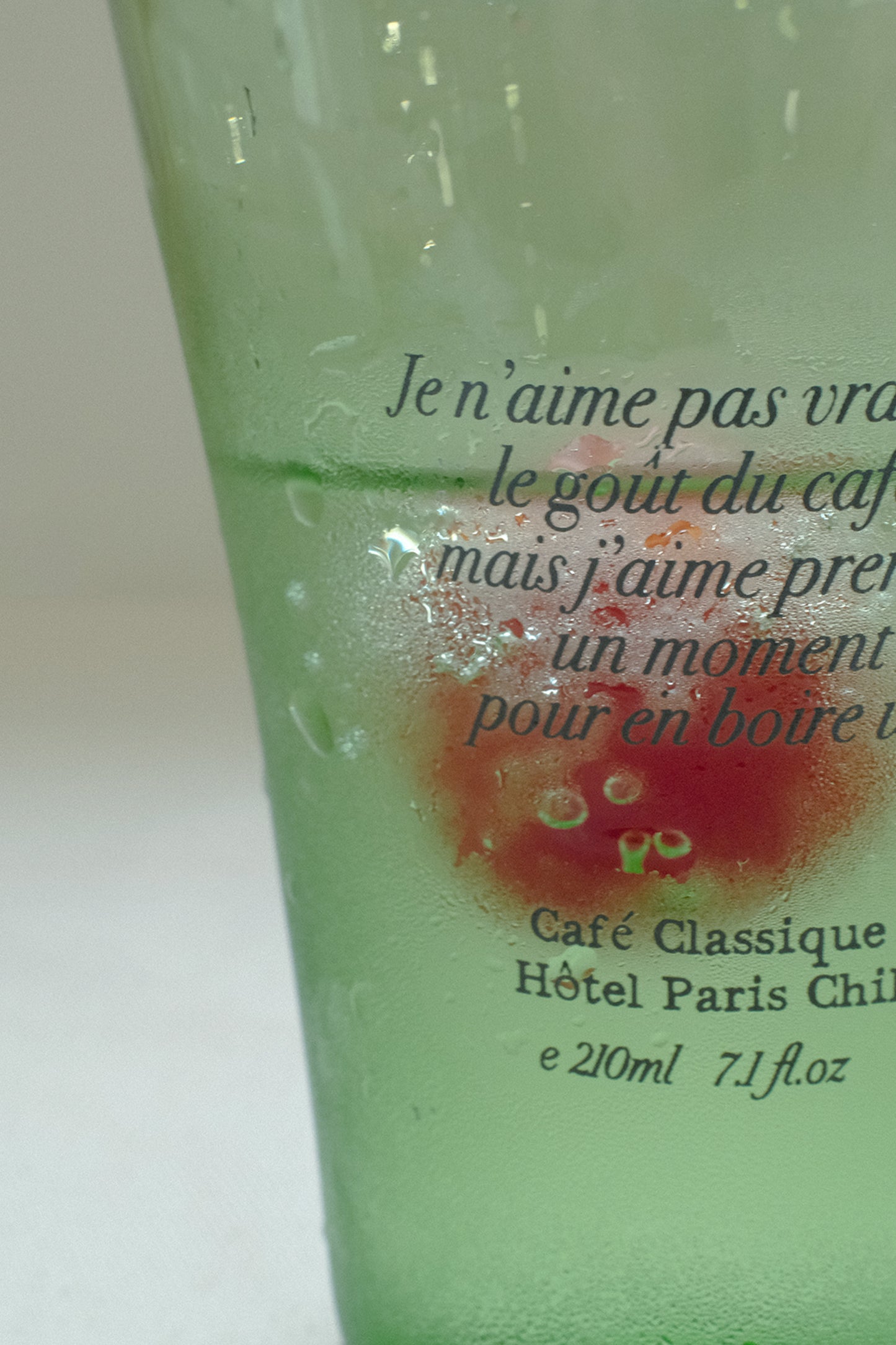 Sun Kissed Glass Cup (Olive)