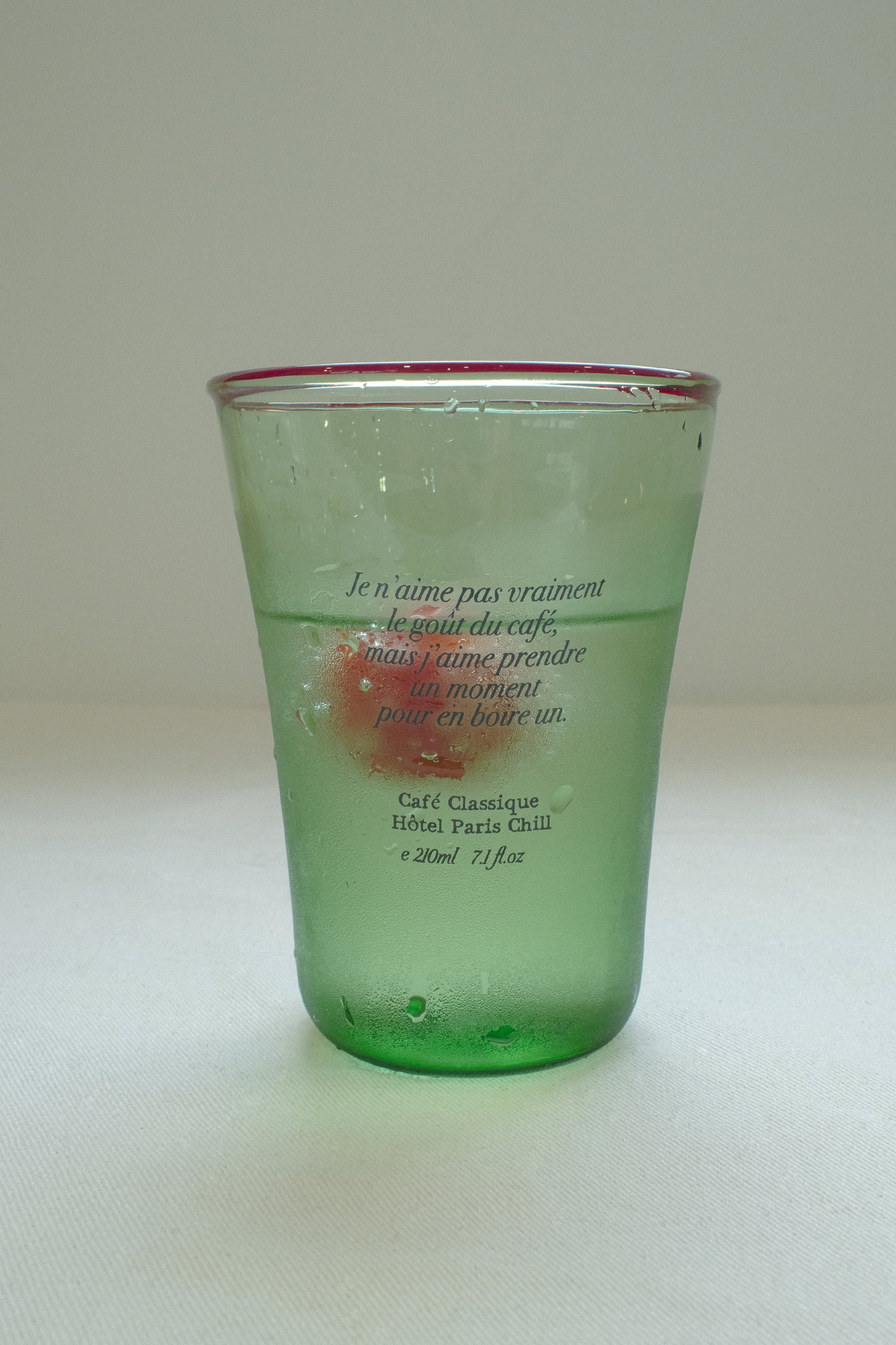 Sun Kissed Glass Cup (Olive)