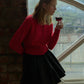 Chilly Weather Wine Glass (Green)