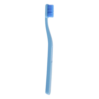 HAY Tann toothbrush blue on white background.