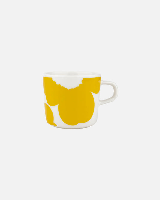 Iso Unikko Coffee Cup 200ml (White, Spring Yellow)
