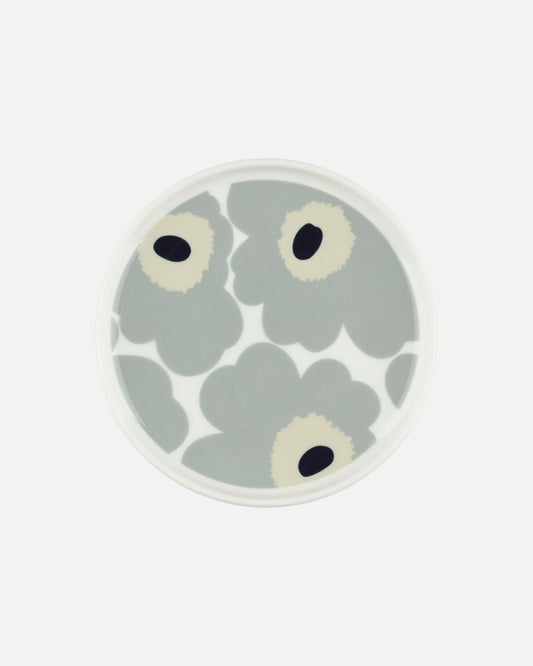 Unikko Plate 13.5cm (White, Light Grey, Sand, Dark Blue)