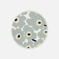 Unikko Plate 25cm (White, Light Grey, Sand, Dark Blue)