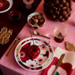 Marimekko Oiva / Unikko Fall Winter 2026 collection in a Holiday festival table setting. 
