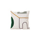 A pack shot of ferm LIVING Mirage Cushion in Gate design.