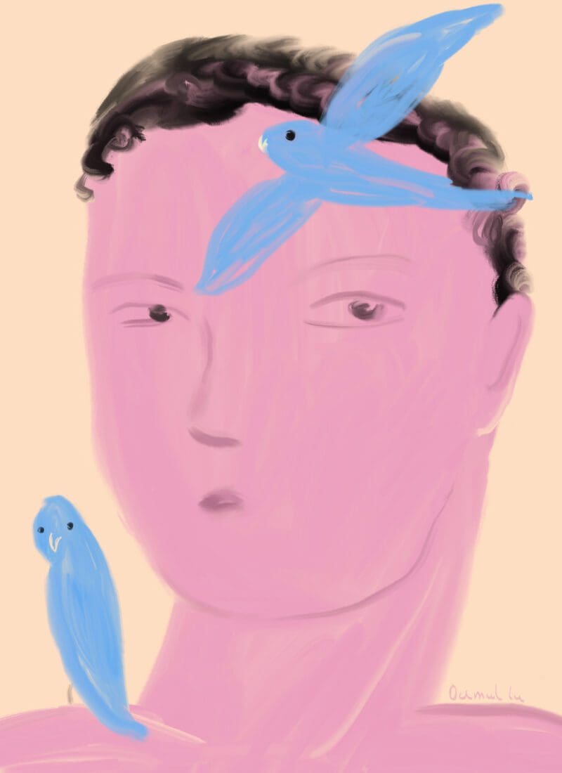 Oamul, Boy and Parrot