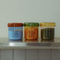 HÔTEL827 glass storage jars on kitchen bench-top, storing ingredients.