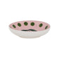 Pink Bowl with Polka Dot Border 14cm