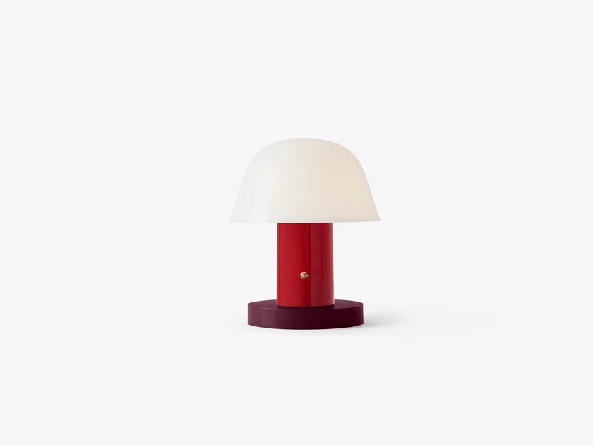 Setago Table Lamp (Marron & Grape)