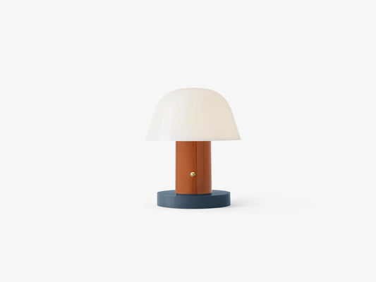 Setago Table Lamp (Rust & Thunder)
