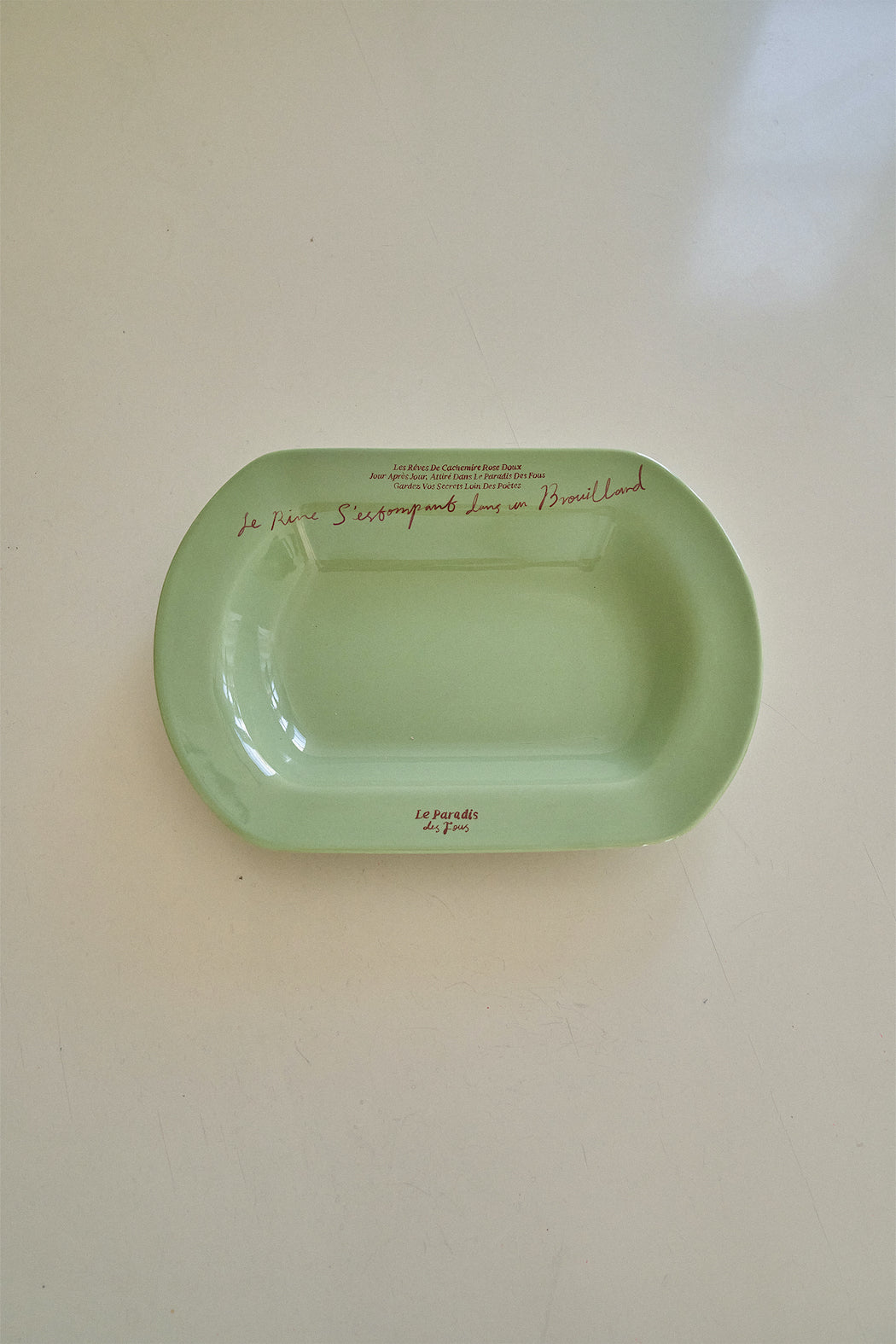 Le Paradis Square Plate (Olive)