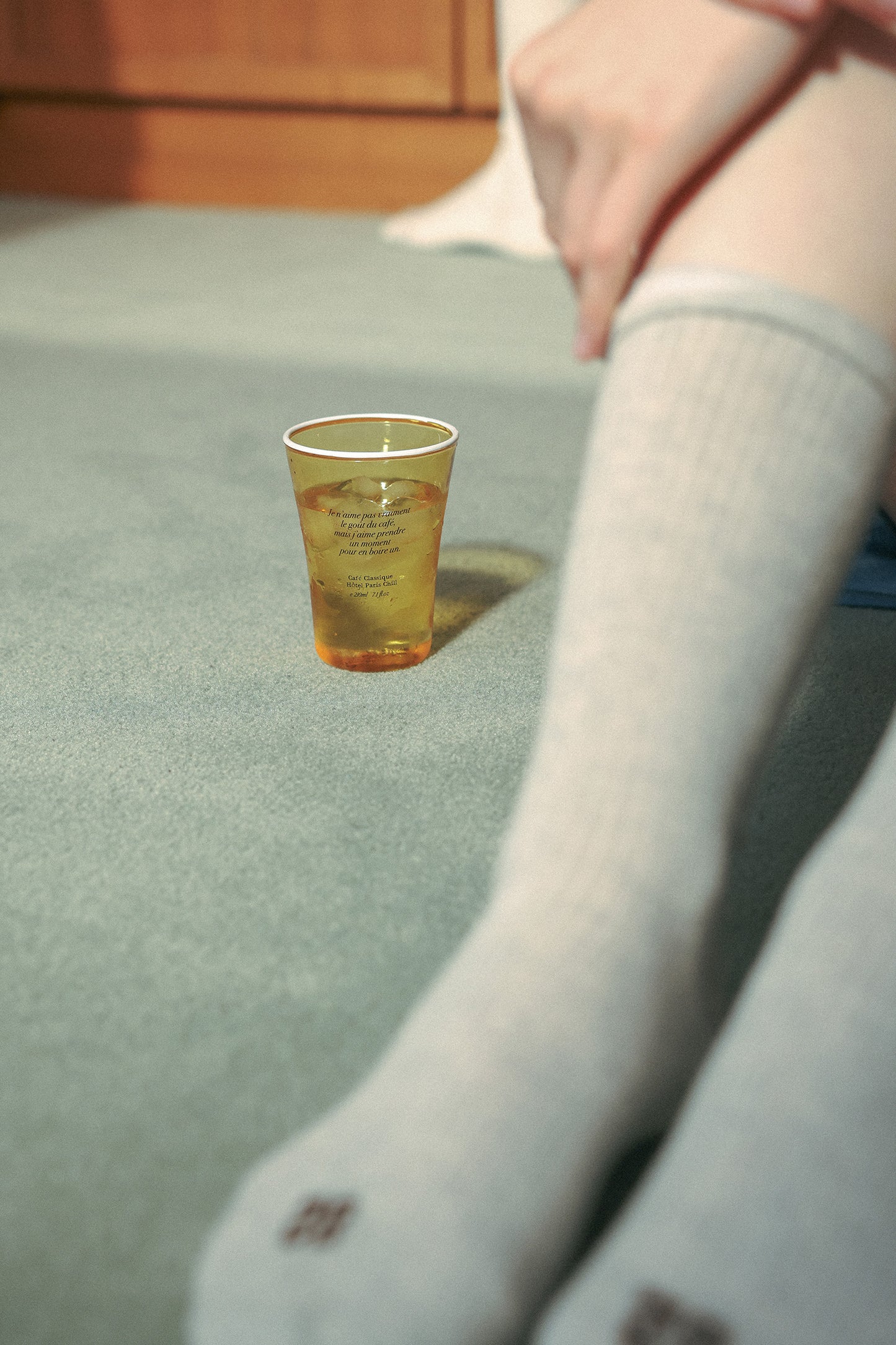 Sun Kissed Glass Cup (Vanilla)