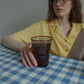 Sun Kissed Glass Cup (Smokey Grey)