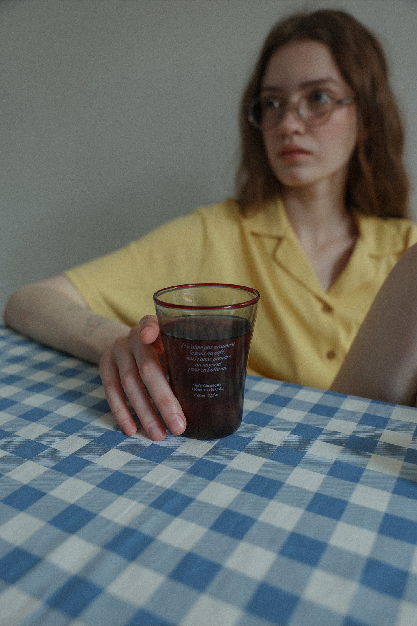 Sun Kissed Glass Cup (Smokey Grey)