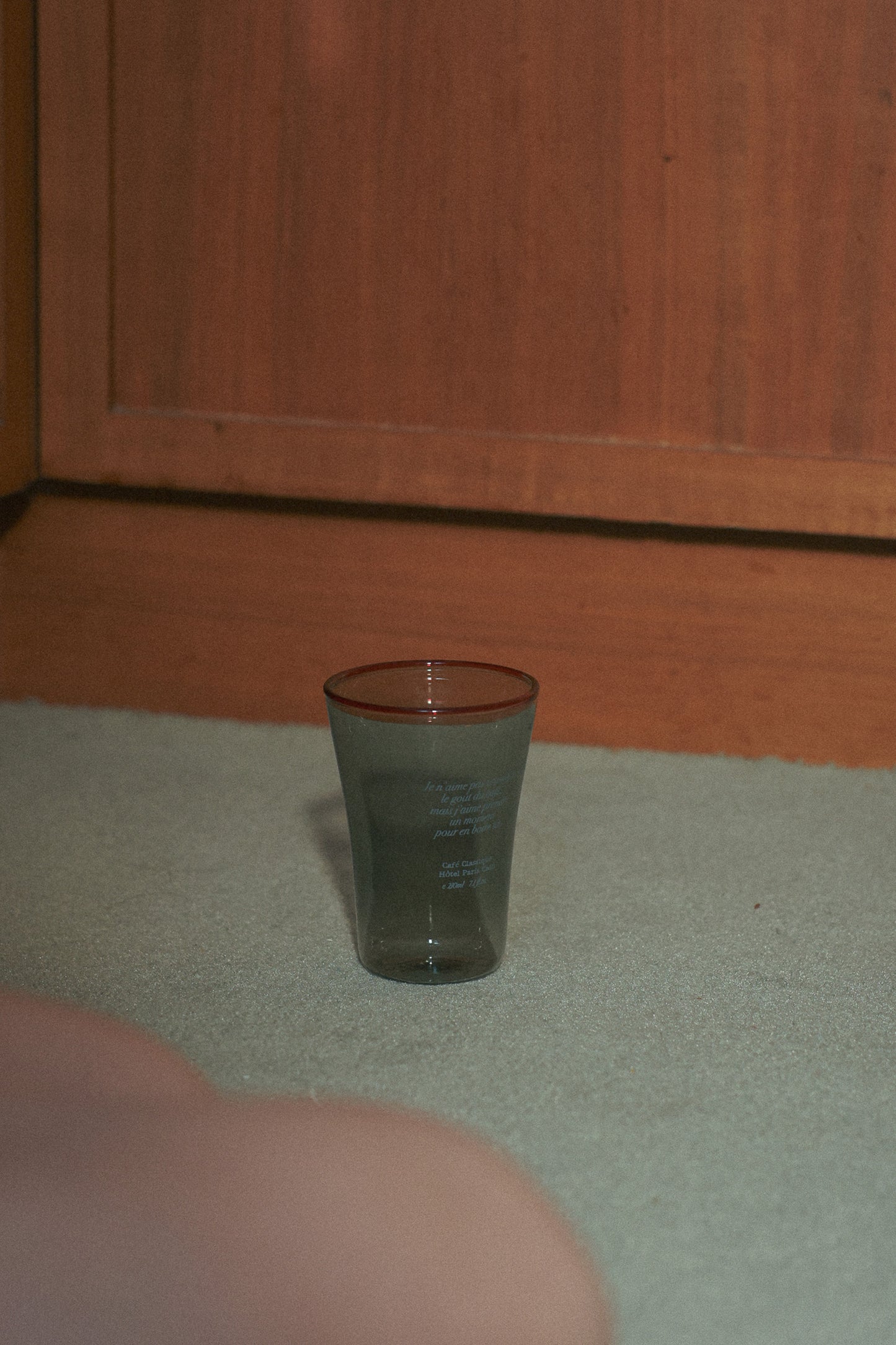 Sun Kissed Glass Cup (Smokey Grey)