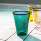 Sun Kissed Glass Cup (Pine Green)