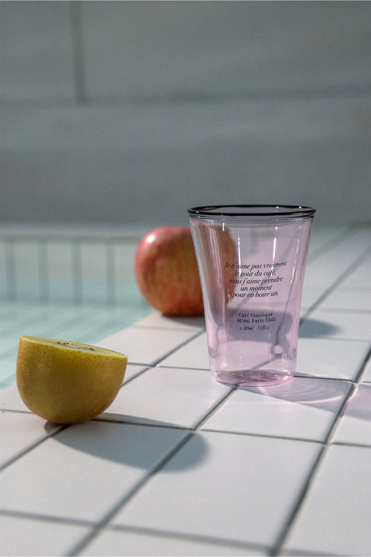 Sun Kissed Glass Cup (Pink)
