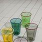 Sun Kissed Glass Cup (Pine Green)