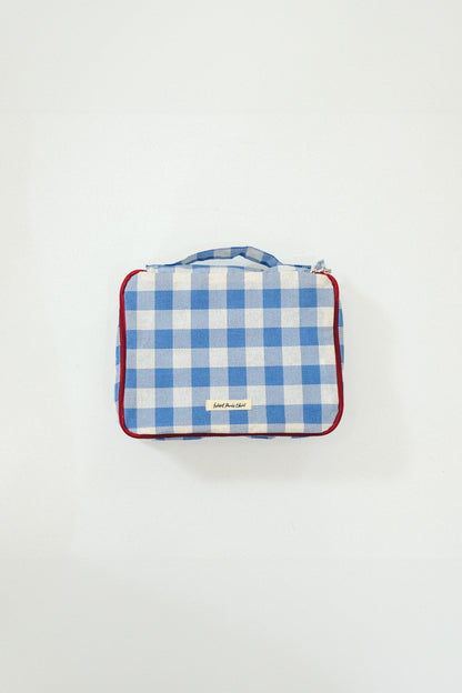 Small Hotel827 cotton travel pouches in Ripples.