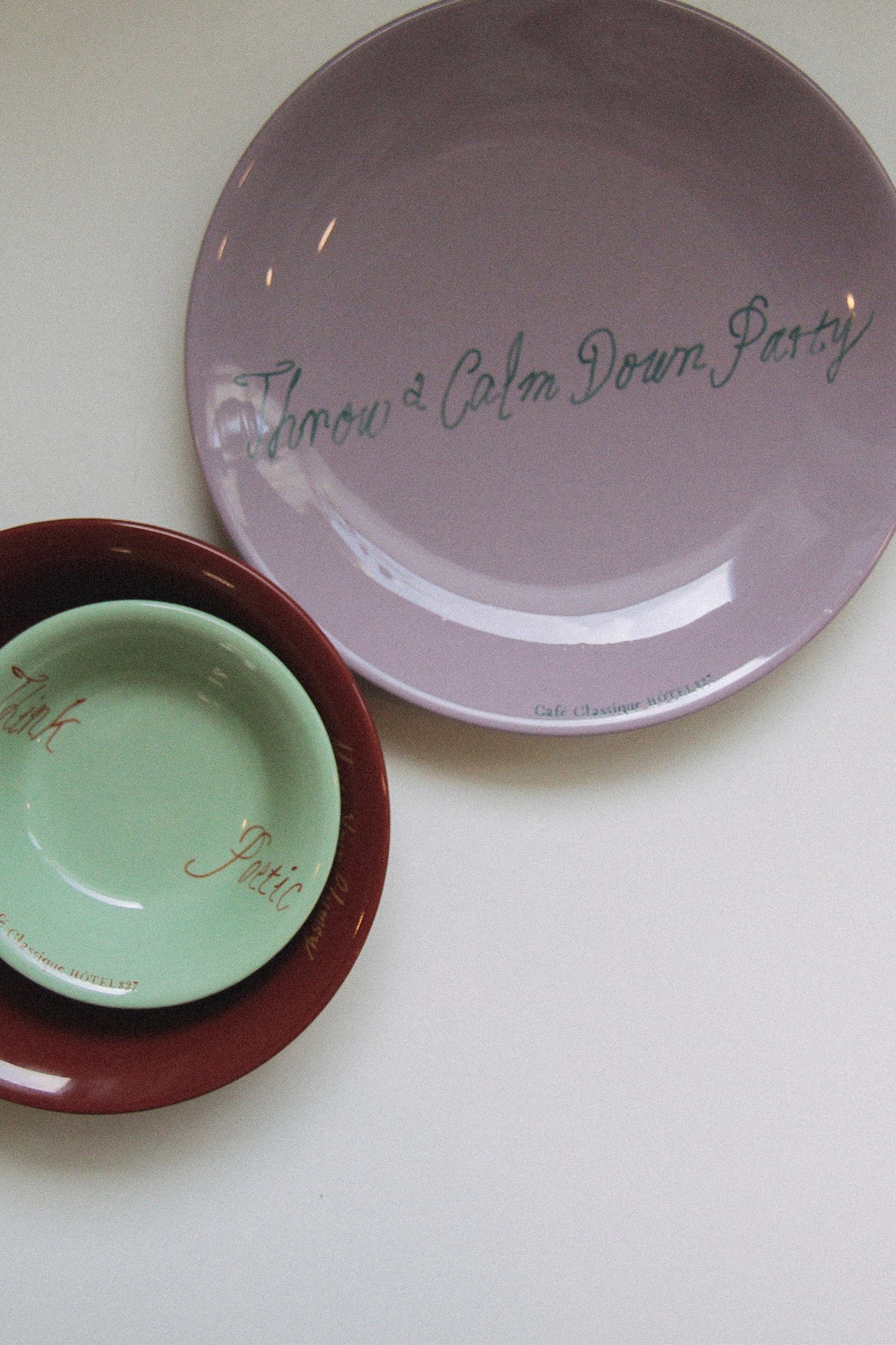 Poétique Flat Plate (Lilac)