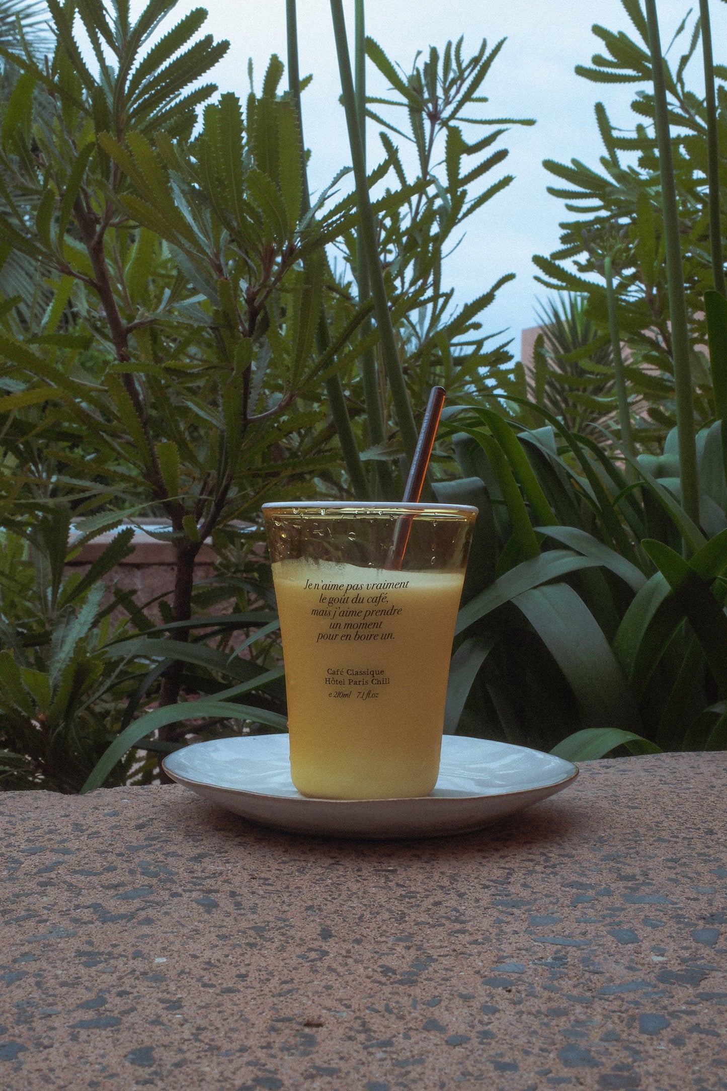 Sun Kissed Glass Cup (Vanilla)