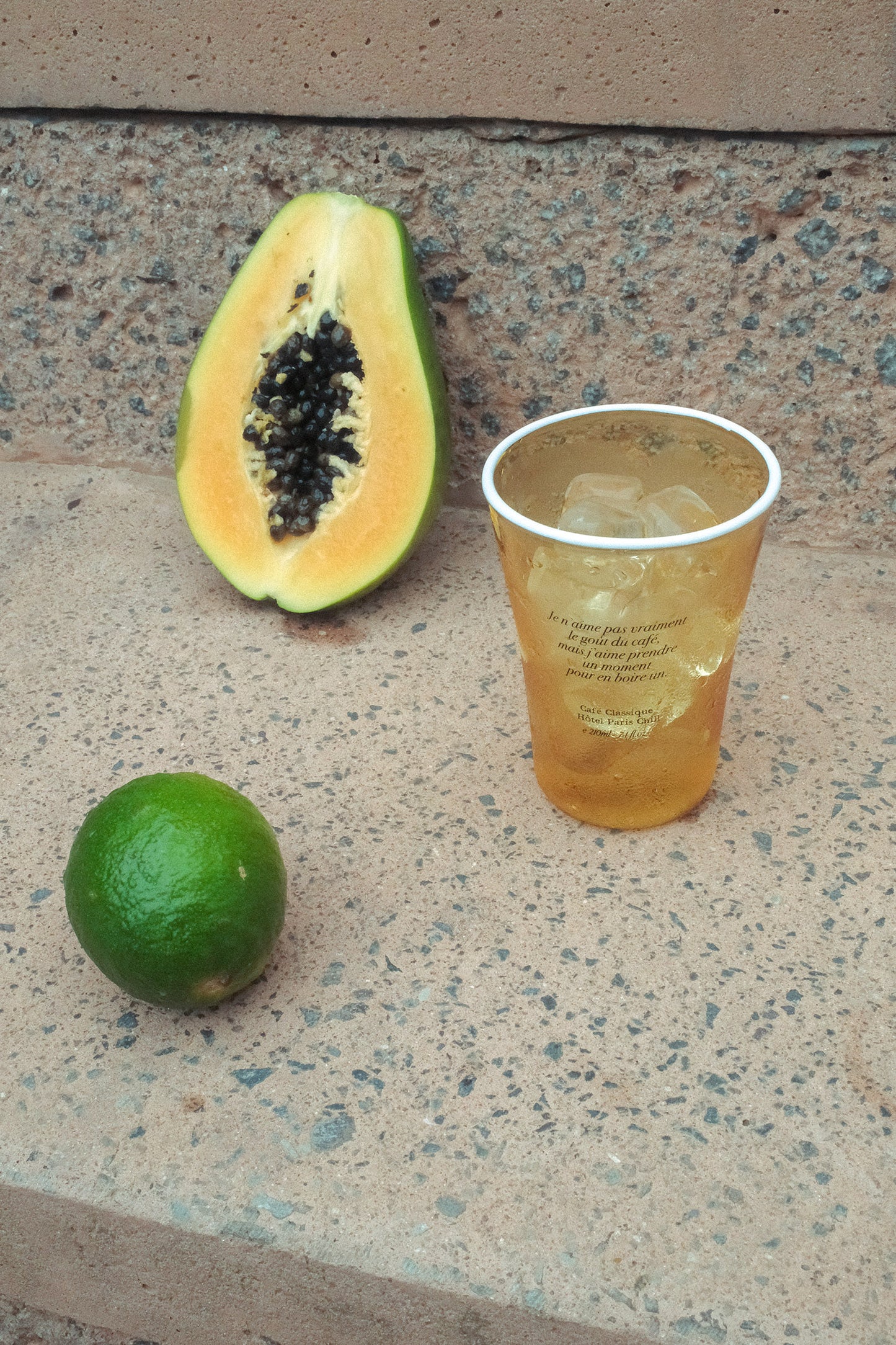 Sun Kissed Glass Cup (Vanilla)