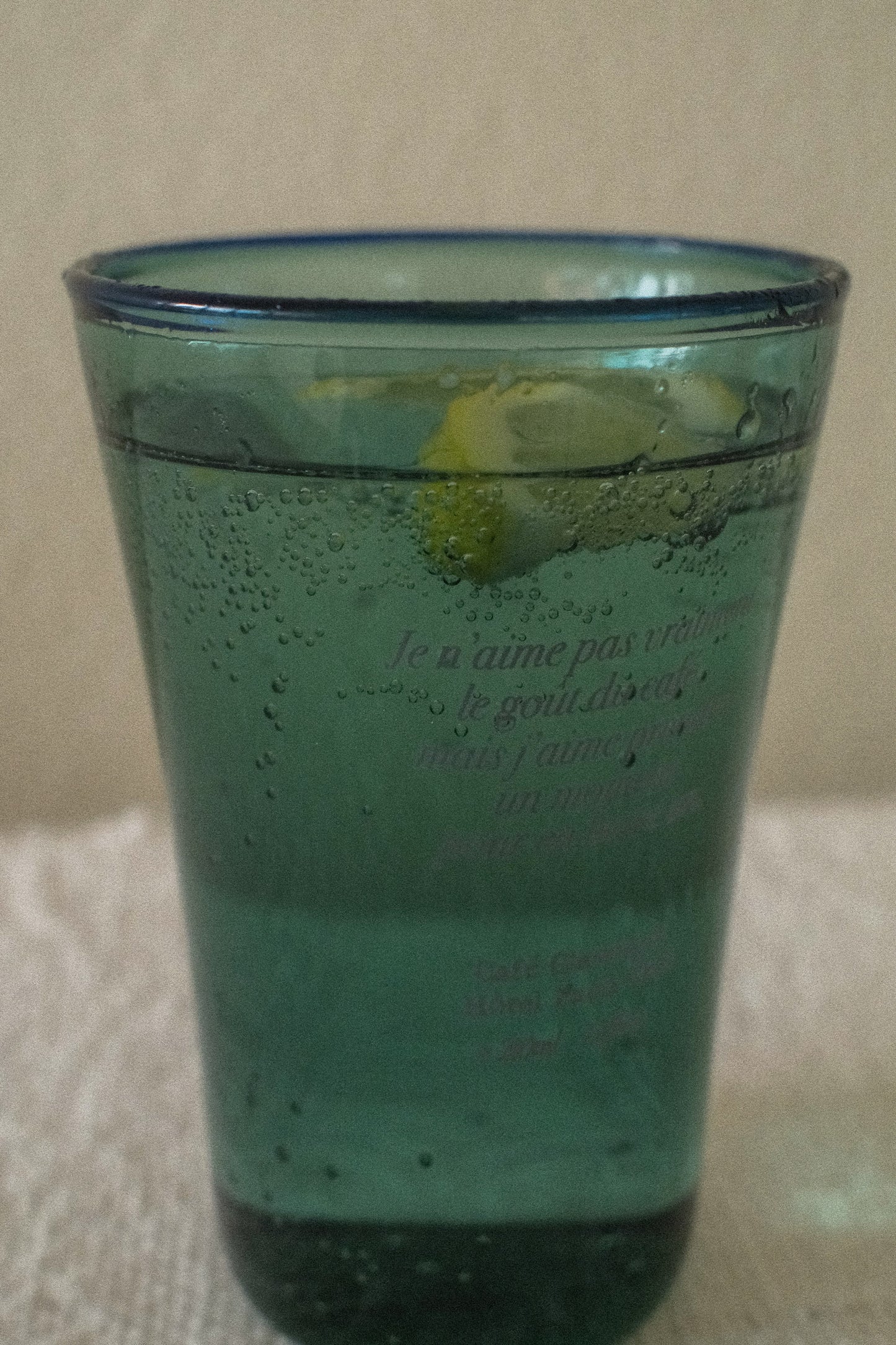 Sun Kissed Glass Cup (Pine Green)