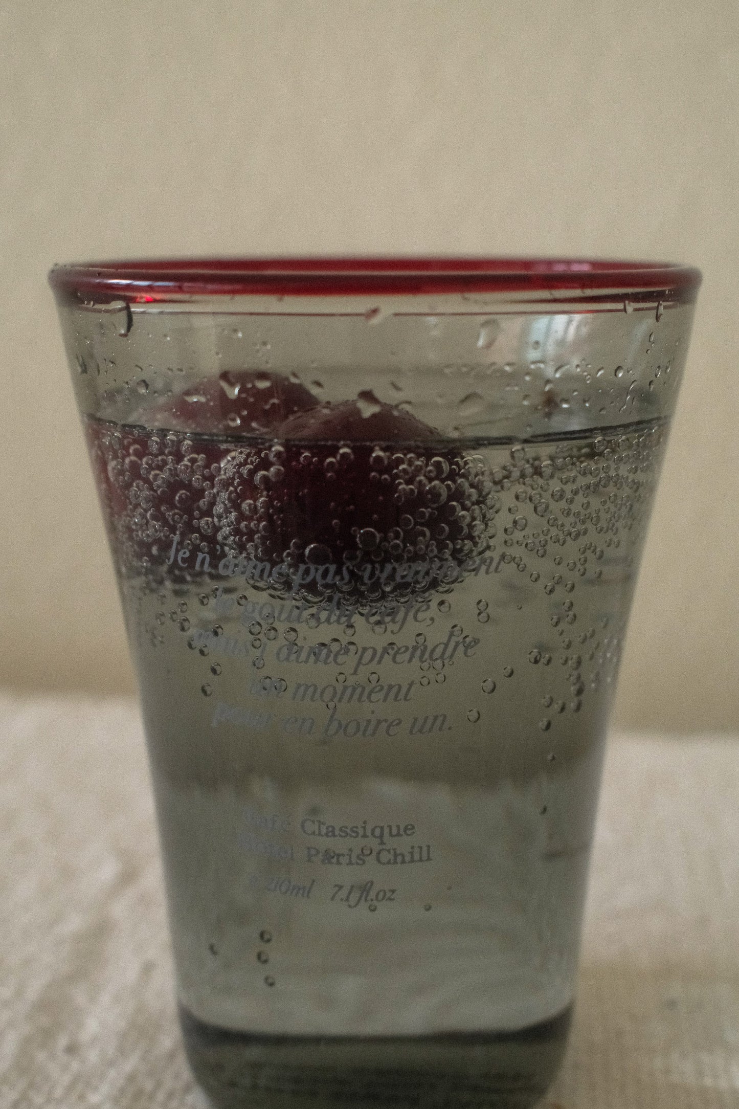 Sun Kissed Glass Cup (Smokey Grey)