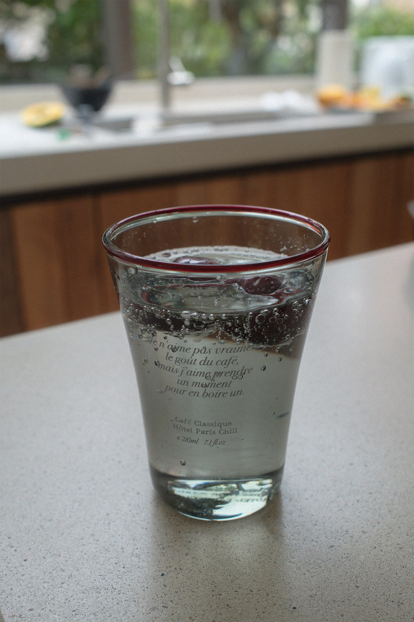 Sun Kissed Glass Cup (Smokey Grey)
